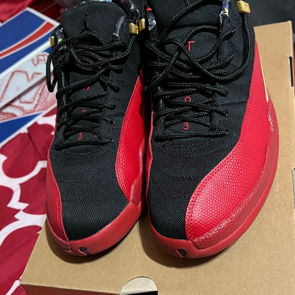 Black And Red 12’s size 9 - Picture 3 of 3